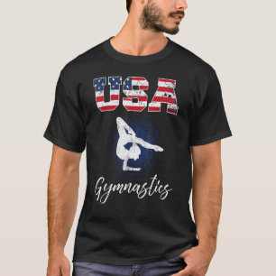 Amerikaanse vlag gymnastiek gymnast 4 juli 1994 t-shirt