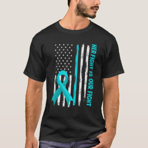 Amerikaanse vlag haar gevecht is mijn vuurpotensyn t-shirt