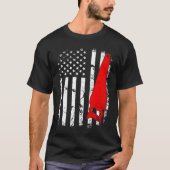  Amerikaanse vlag hand zaag timmermanskast b T-shirt (Voorkant)