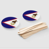 Amerikaanse vlag handwaaier (Niet-gemonteerd)