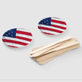 Amerikaanse vlag handwaaier (Niet-gemonteerd)