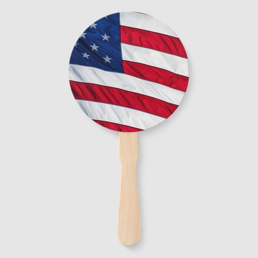 Amerikaanse vlag handwaaier (Voorkant)