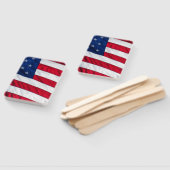Amerikaanse vlag handwaaier (Niet-gemonteerd)