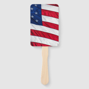 Amerikaanse vlag handwaaier