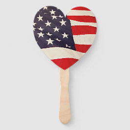 Amerikaanse vlag handwaaier