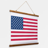 Amerikaanse vlag hangend tapijt wandkleed (Gebogen)
