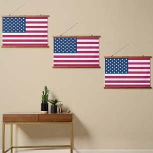 Amerikaanse vlag hangend wandkleed