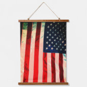 Amerikaanse vlag hangend wandkleed (Voorkant)