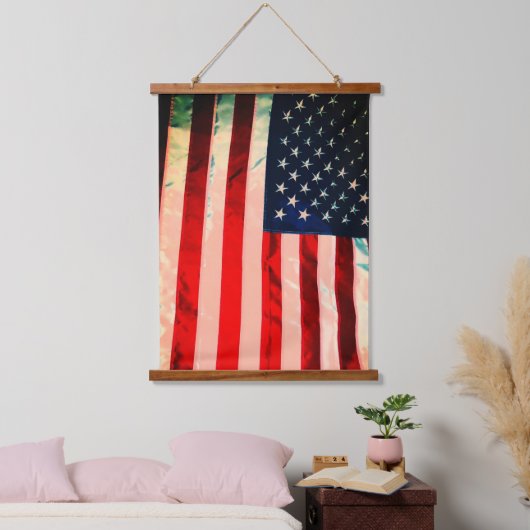 Amerikaanse vlag hangend wandkleed (Slaapkamer)