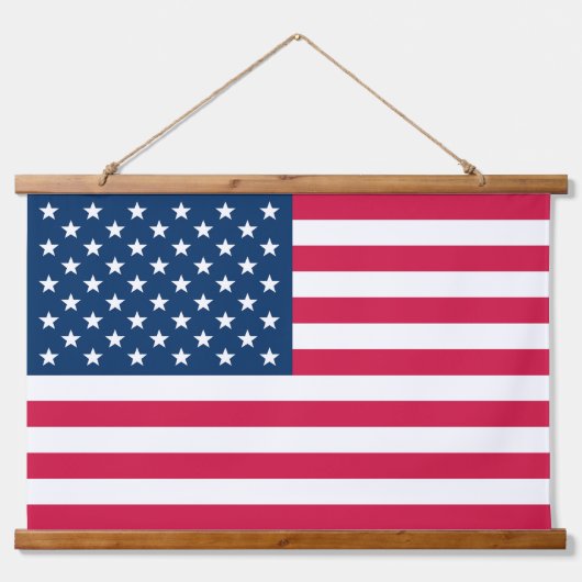 Amerikaanse vlag hangend wandkleed (Voorkant)