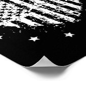 Amerikaanse Vlag Hart 4 juli Poster (Hoek)