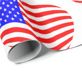 amerikaanse vlag hart usa patriottisch cadeaupapier (Rol Hoek)