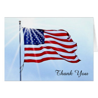 Amerikaanse vlag Hartelijk dank