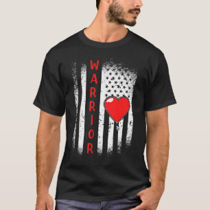 Amerikaanse Vlag Hartziekte Bestrijder  T-shirt