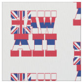Amerikaanse vlag Hawaii Stof (Close Up)
