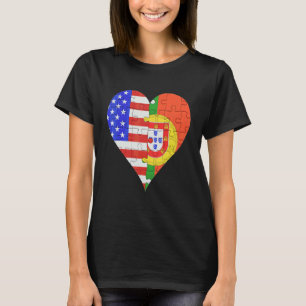 Amerikaanse vlag Heart T-shirt