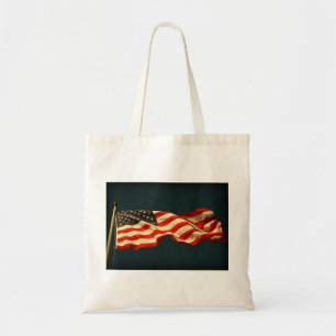 Amerikaanse vlag herbruikbaar tote bag