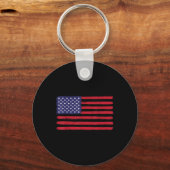  Amerikaanse vlag herdenkingsdag veteranen Sleutelhanger (Voorkant)