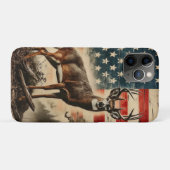 Amerikaanse Vlag Hert Golf Patriottisch Mannetjes Case-Mate iPhone Case (Achterkant (horizontaal))