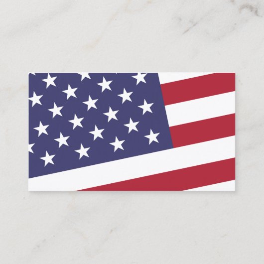 Amerikaanse vlag - Het Amerikaanse Visitekaartje v (Achterkant)