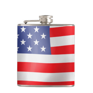Amerikaanse vlag heupfles