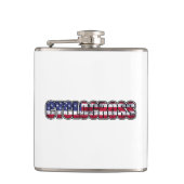 Amerikaanse vlag heupfles (Voorkant)