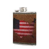 Amerikaanse vlag heupfles (Links)