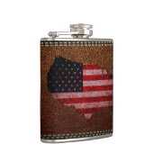 Amerikaanse vlag heupfles (Rechts)
