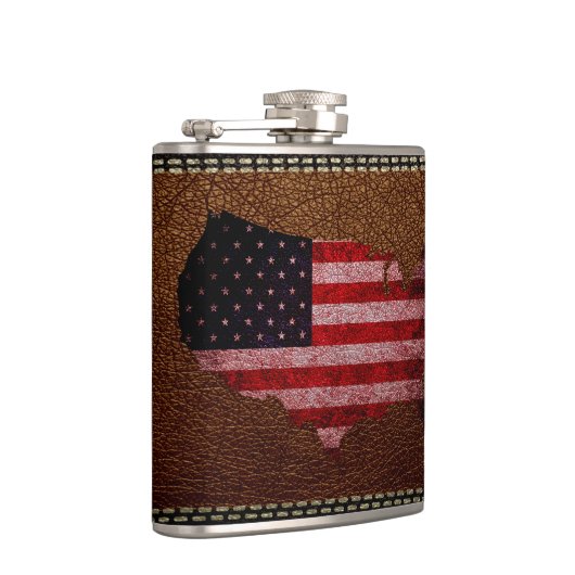 Amerikaanse vlag heupfles (Rechts)