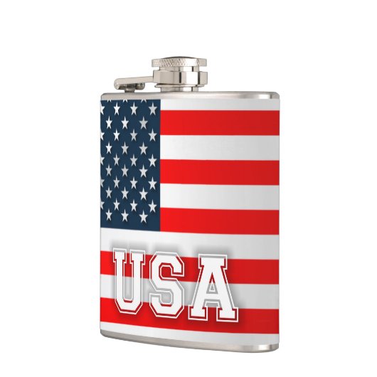 Amerikaanse vlag heupfles (Links)