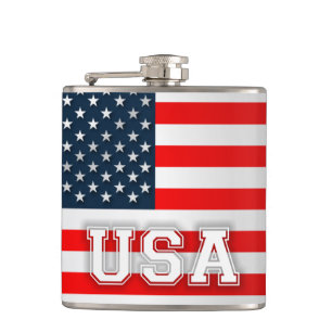 Amerikaanse vlag heupfles