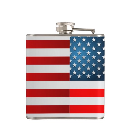 Amerikaanse vlag heupfles (Achterkant)