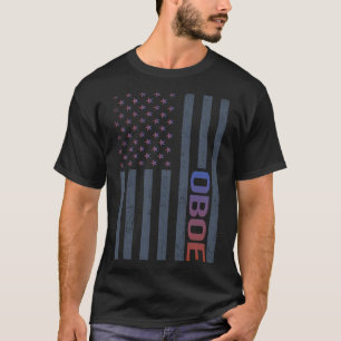 Amerikaanse vlag hobo t-shirt