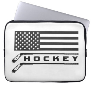 Amerikaanse vlag Hockey Apparel - Hockey Laptop Sleeve