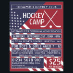 Amerikaanse vlag, Hockey Camp Adverteren Flyer<br><div class="desc">Amerikaanse vlag,  Hockey Camp Adverteren broers door de Visitekaartje winkel.</div>