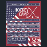 Amerikaanse vlag, Hockey Camp Adverteren Flyer<br><div class="desc">Amerikaanse vlag,  Hockey Camp Adverteren broers door de Visitekaartje winkel.</div>