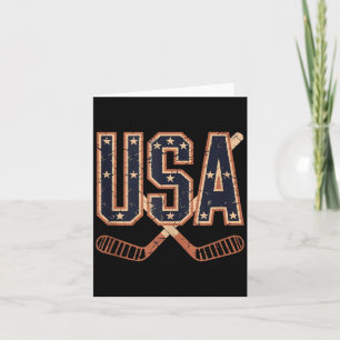 Amerikaanse Vlag Hockey Kaart