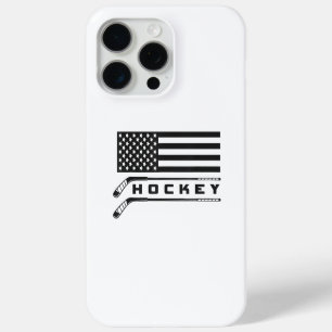 Amerikaanse Vlag Hockey Kleding - Hockey iPhone 15 Pro Max Hoesje