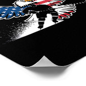 Amerikaanse Vlag Hockey Poster (Hoek)
