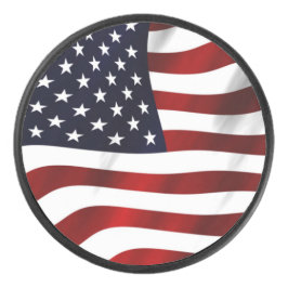 Amerikaanse vlag hockey puck