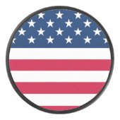 Amerikaanse vlag Hockey Puck Patriotic (Voorkant)