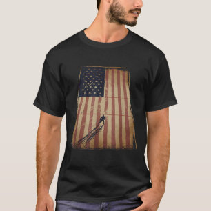 Amerikaanse Vlag Hockey T-shirt
