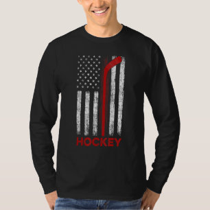 Amerikaanse vlag Hockey Usa Patriotic T-shirt