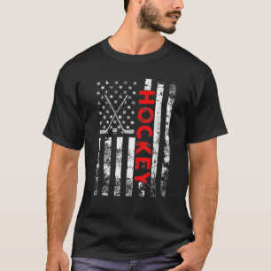 Amerikaanse vlag Hockey USA Patriotic T-shirt