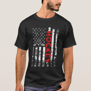 Amerikaanse vlag Hockey Usa Patriotic T-shirt