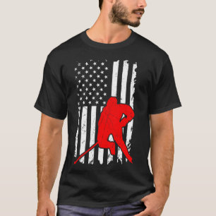 Amerikaanse Vlag Hockey Usa Patriottisch T-shirt