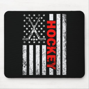 Amerikaanse Vlag Hockey Usa Patriottisch Voor Vrou Muismat