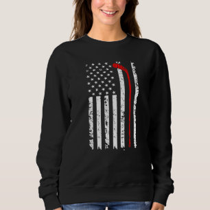 Amerikaanse Vlag Hockey USA Patriottische Mannen V Trui