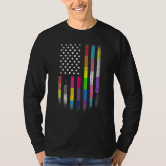 Amerikaanse vlag Homosexual Lgbt Lgbtq Vlag 2022 T-shirt