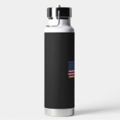 Amerikaanse Vlag Hond Patriottische Vector Waterfles (Rechts)